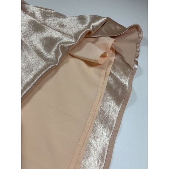 1.State NWT Midnight Soiree Cocktail Dress Peach Blush Rosewater Gold Large - Picture 9 of 12